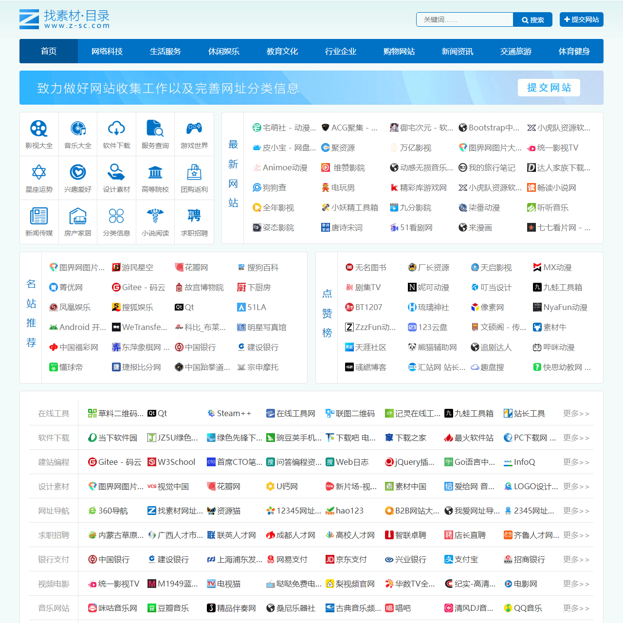 网站分类页的简介与功能解析