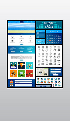 网站设计分类模板大全图